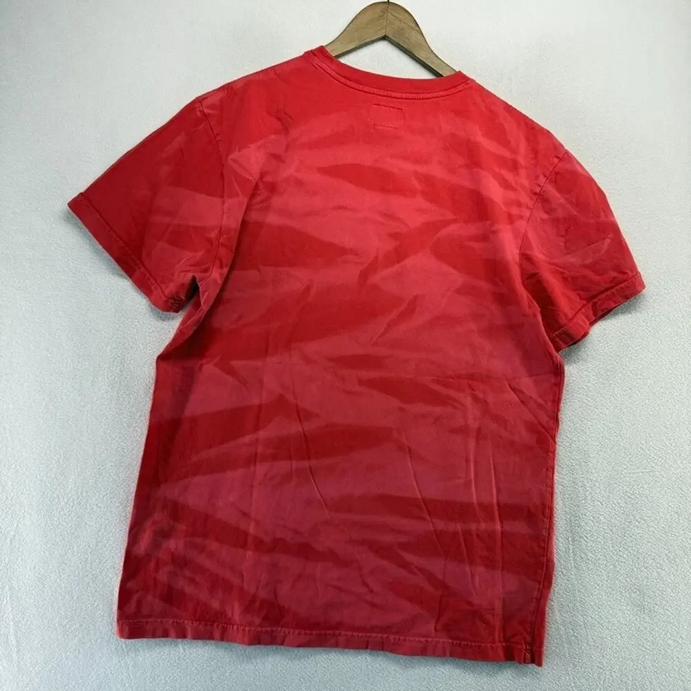 Billionaire Boys Club Shirt men's large Red BBC Icecream Graphic Tie Dye Graphic